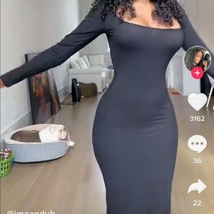 Skims Soft lounge long sleeve dress